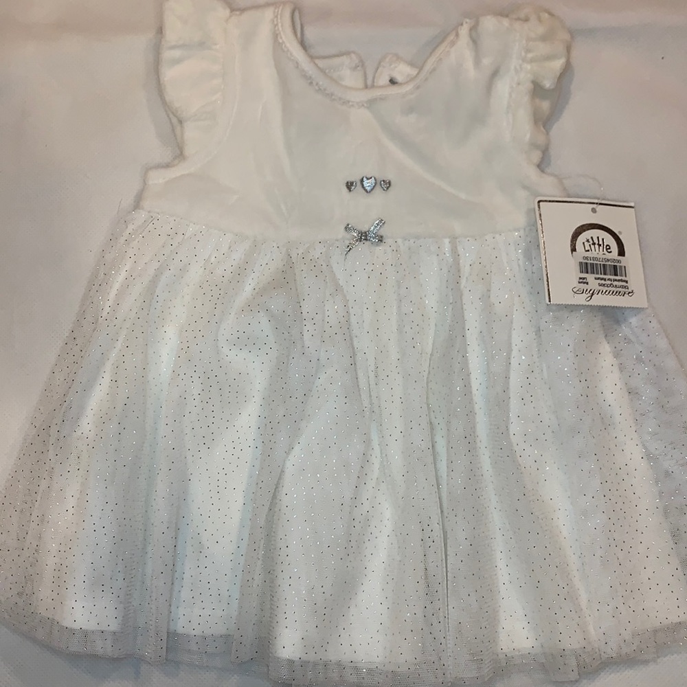 NWT Little Me Signature dress 3 mos